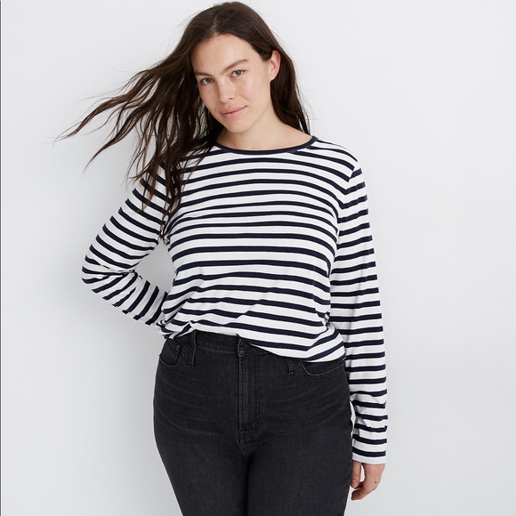 Madewell Tops - northside vintage stripe tee top